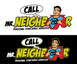 Call Mr. Neighbor Personal Concierge Services | Logo Design by blue eye