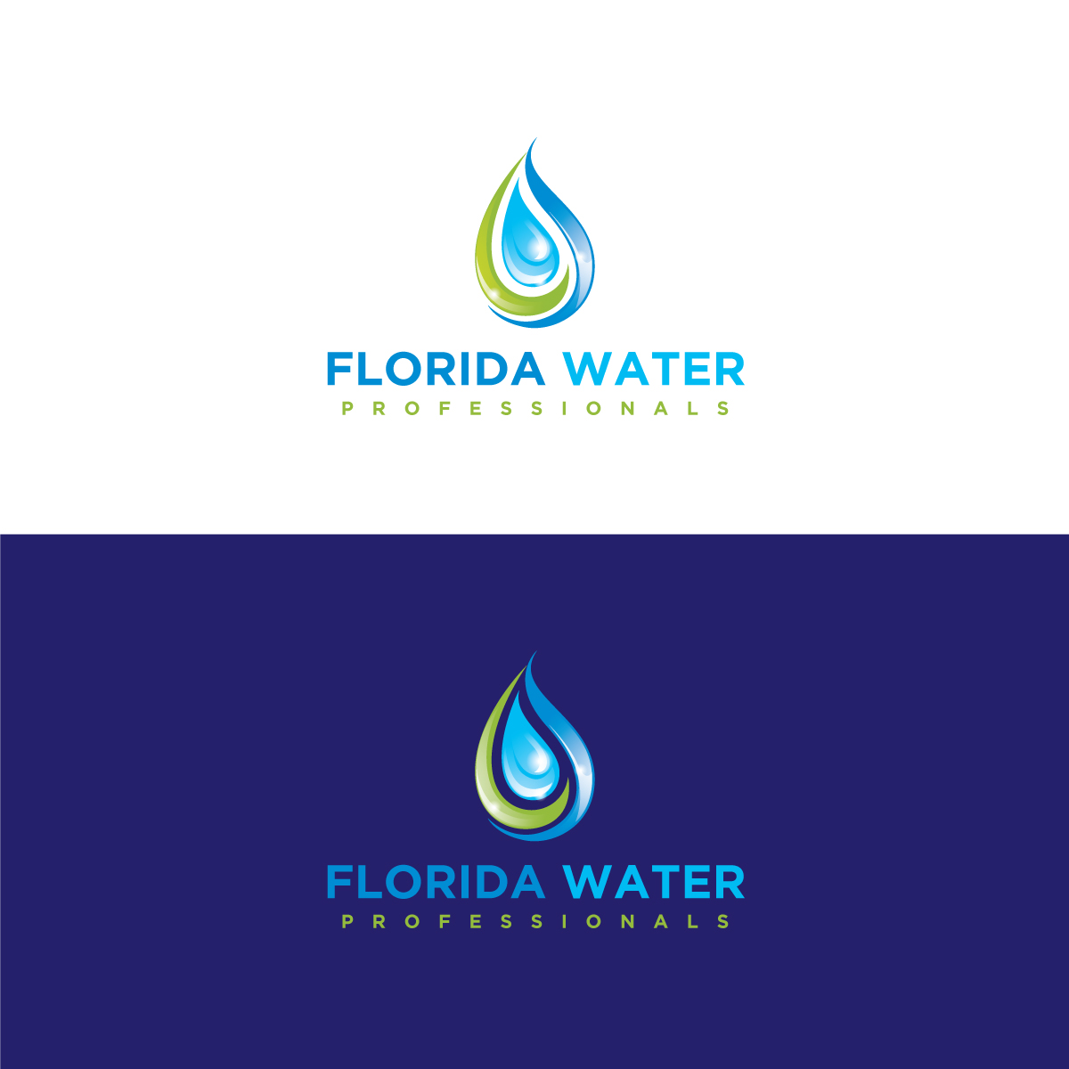 Logo Design by prodesigns99 for Florida Water Professionals  | Design #27898529