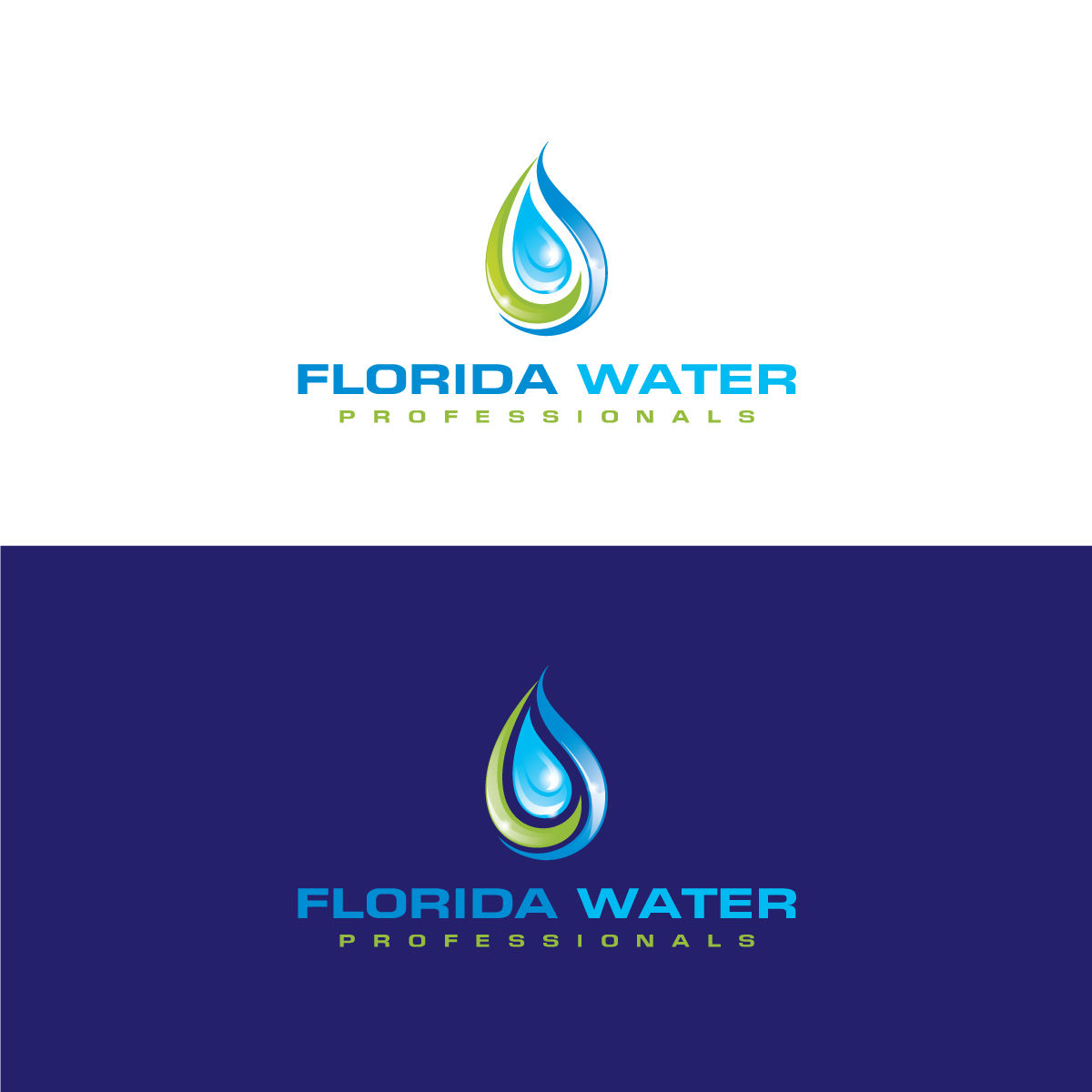Logo Design by prodesigns99 for Florida Water Professionals  | Design #27898532