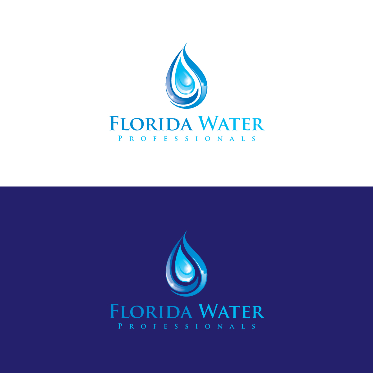 Logo Design by prodesigns99 for Florida Water Professionals  | Design: #27899290