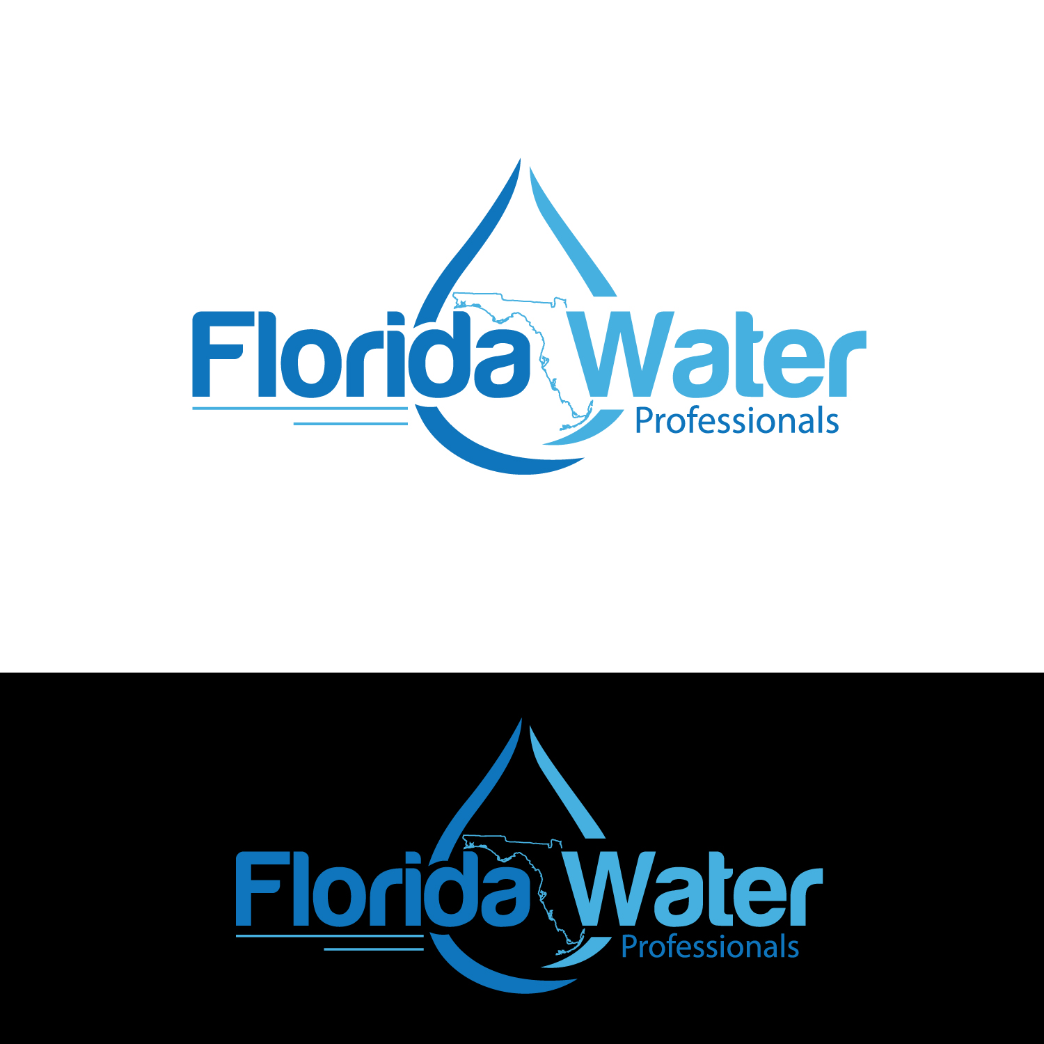 Logo Design by GODDREAMCREATION for Florida Water Professionals  | Design #27883755