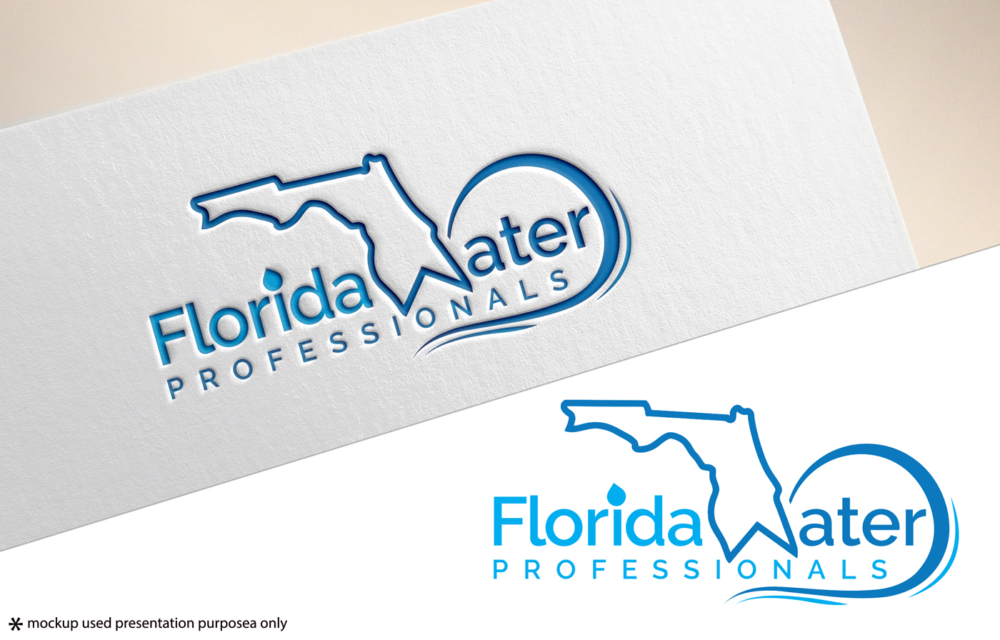 Logo Design by Rubia@ for Florida Water Professionals  | Design #27883715