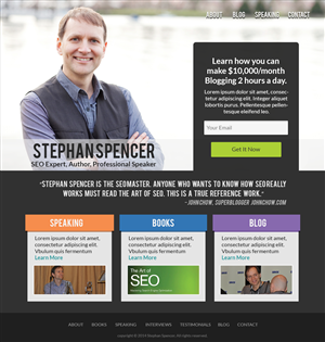Diseño Web por Deepak para este proyecto | Diseño: #3242133