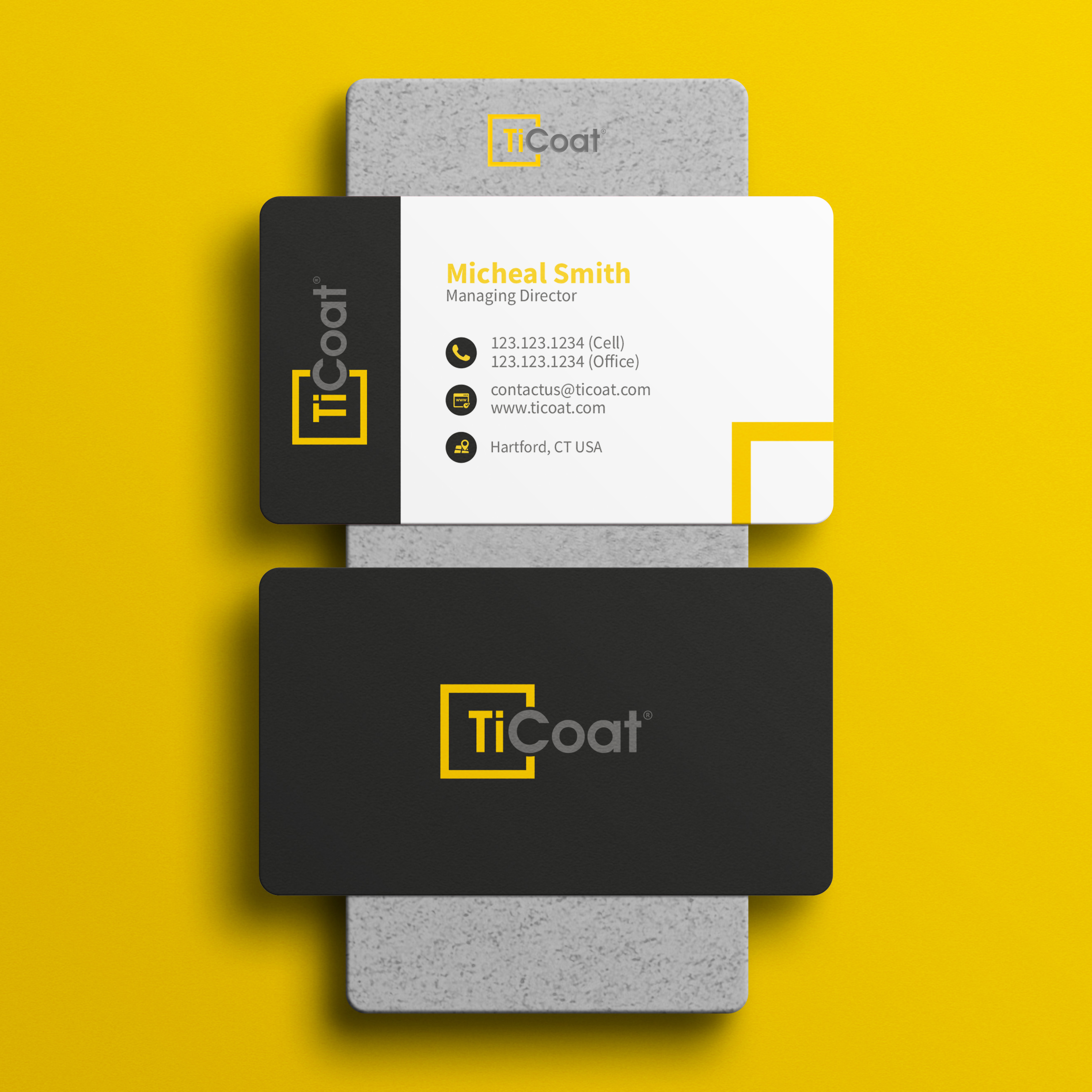 Business Card Design by Tilt for TiCoat  | Design #27885404