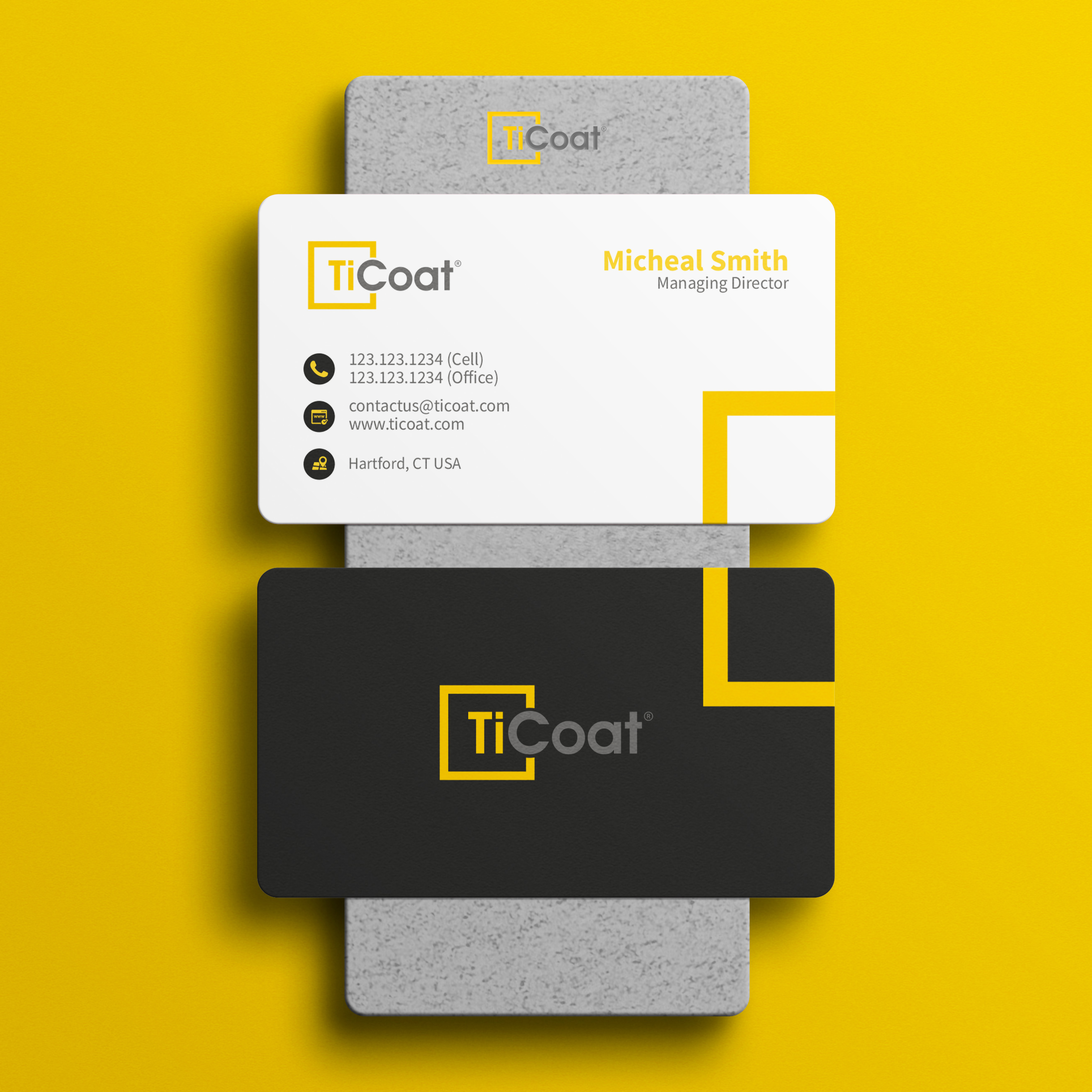 Business Card Design by Tilt for TiCoat  | Design #27885426