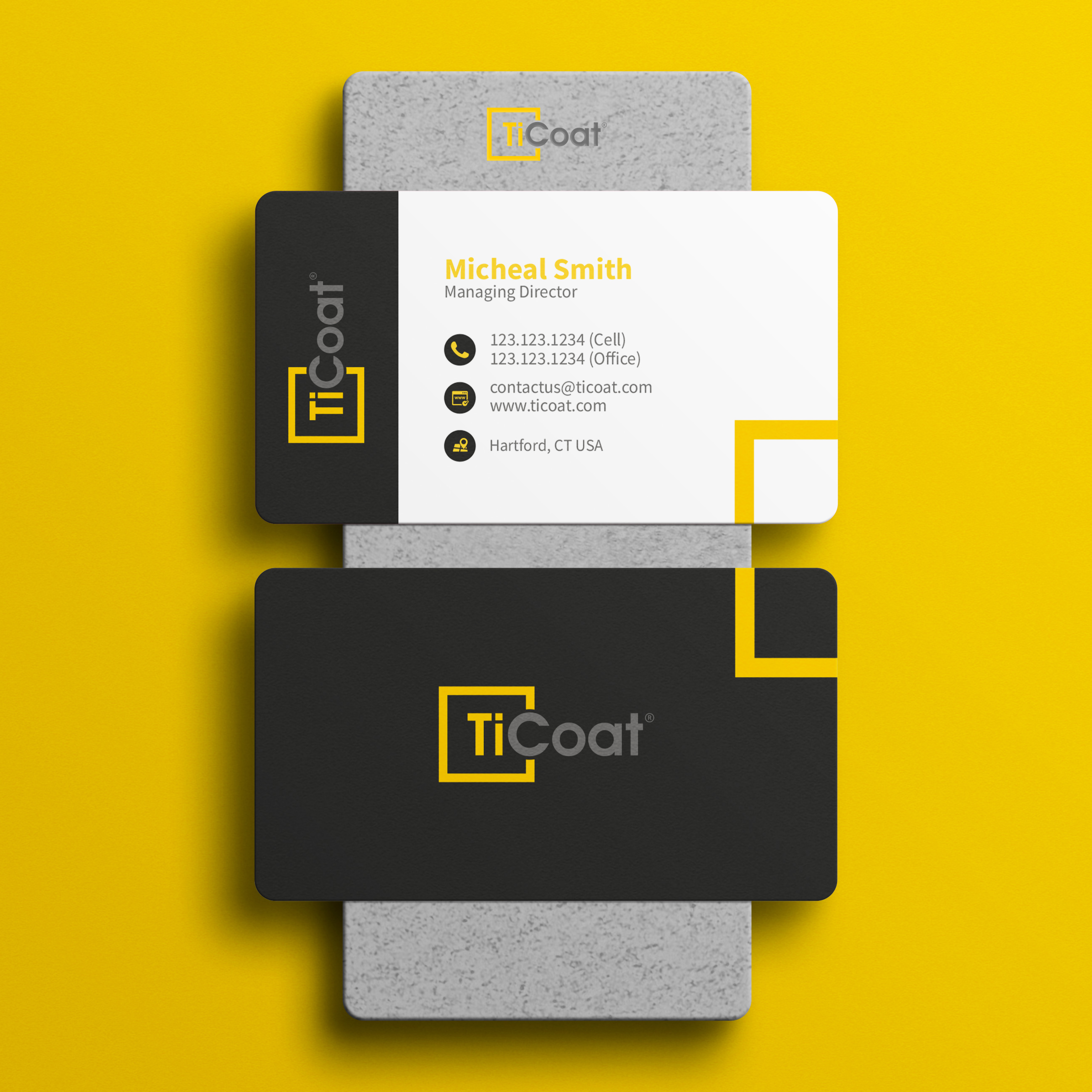 Business Card Design by Tilt for TiCoat  | Design #27885445