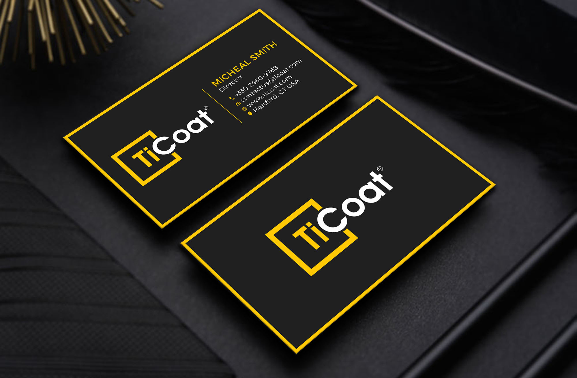 Business Card Design by RENEXIT for TiCoat  | Design #27885085