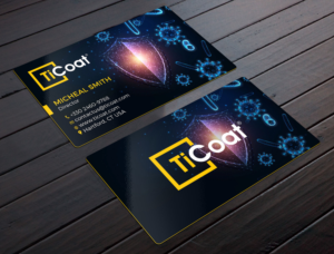 Business Card Design by RENEXIT for TiCoat  | Design: #27885086