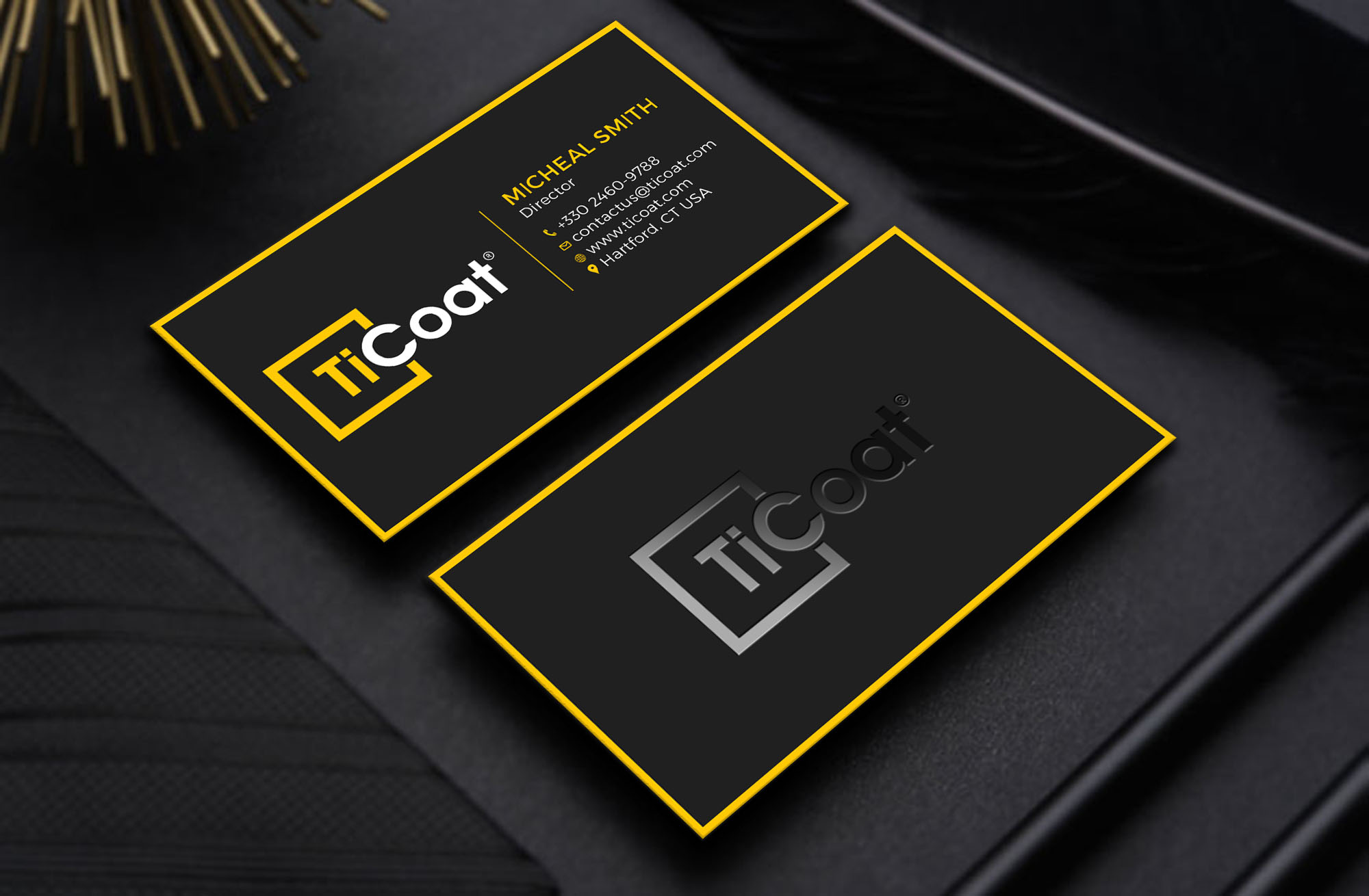 Business Card Design by RENEXIT for TiCoat  | Design #27885089