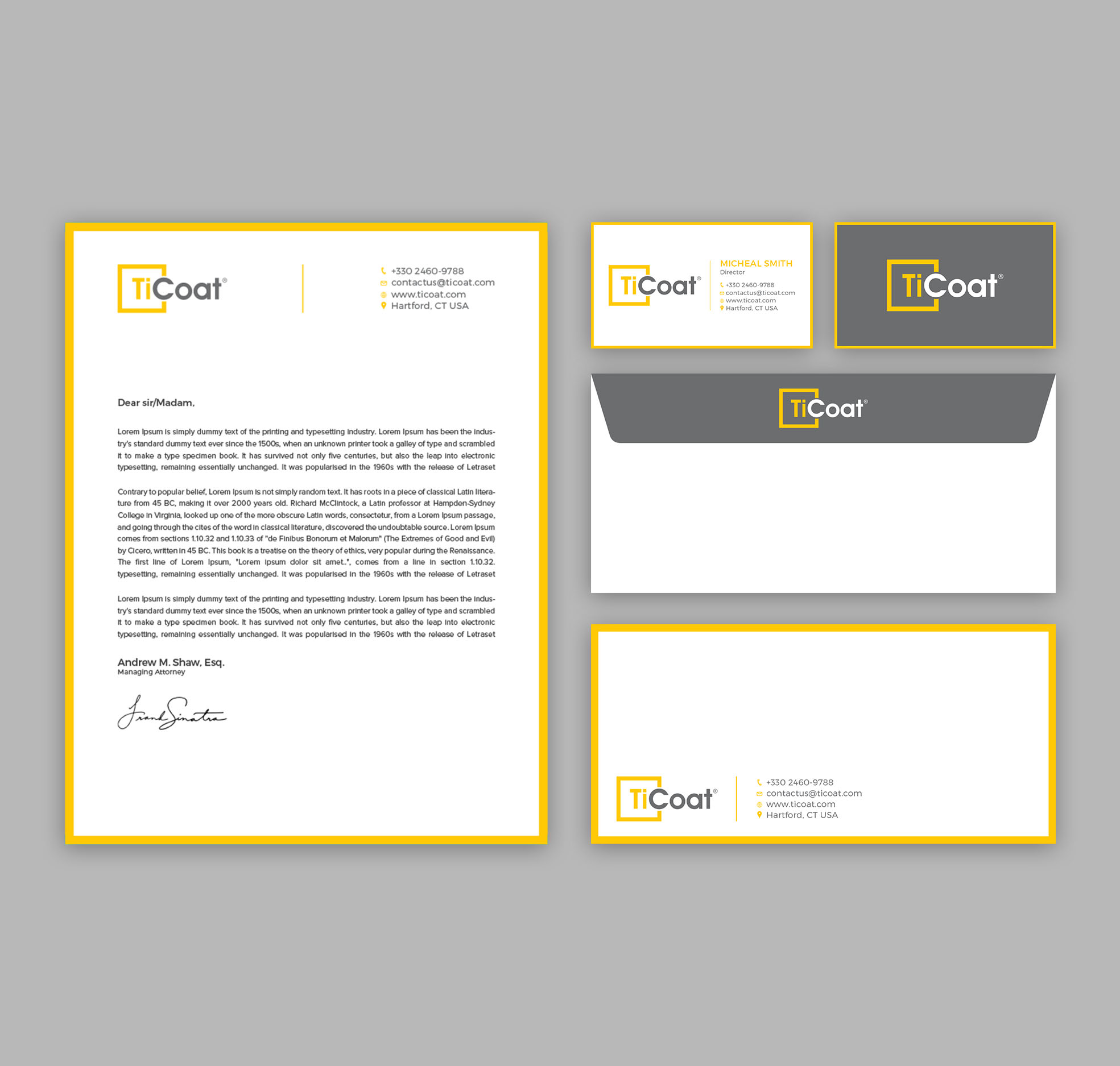 Business Card Design by RENEXIT for TiCoat  | Design #27885110