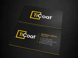Business Card Design by RENEXIT for TiCoat  | Design: #27885314