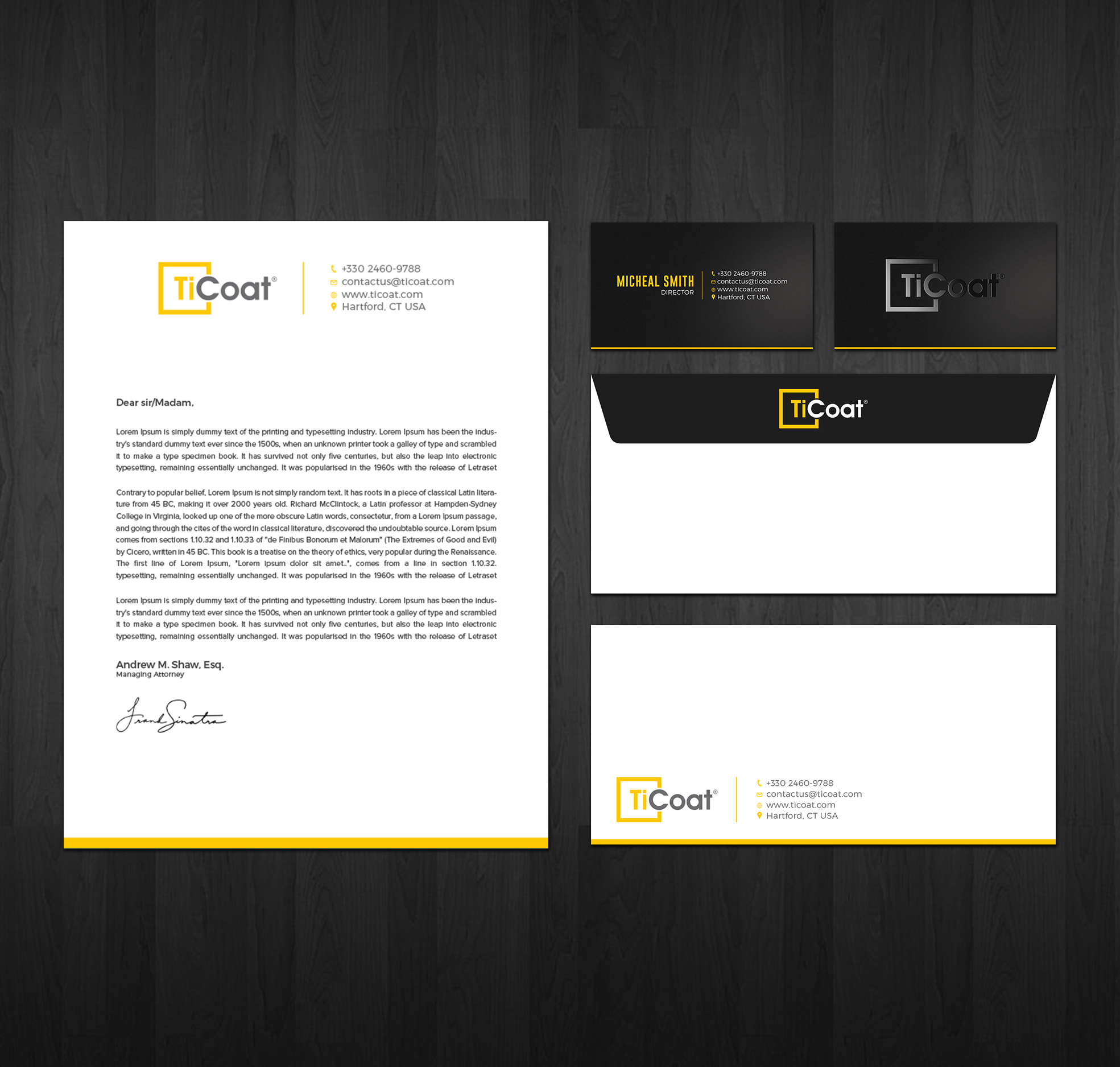 Business Card Design by RENEXIT for TiCoat  | Design #27885360