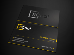 Business Card Design by RENEXIT for TiCoat  | Design: #27885382