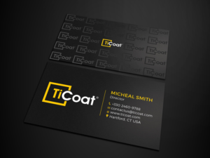 Business Card Design by RENEXIT for TiCoat  | Design: #27885406