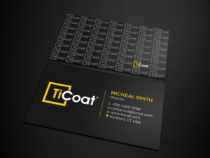 Business Card Design by RENEXIT for TiCoat  | Design: #27886280
