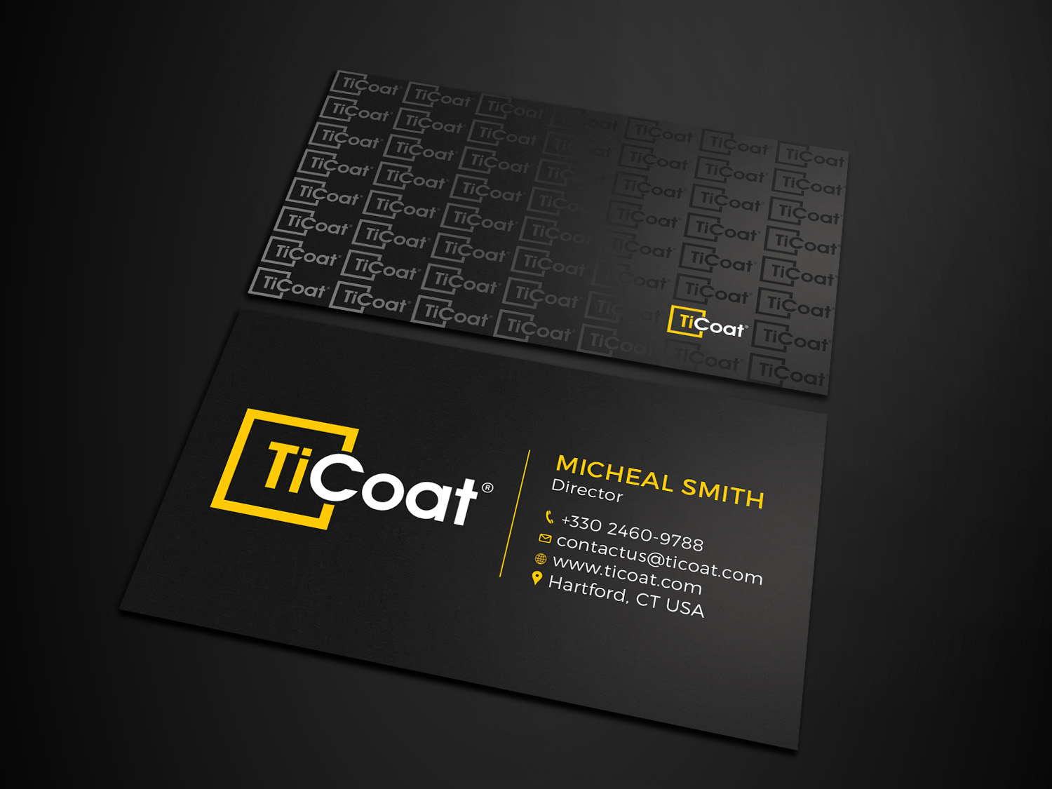 Business Card Design by RENEXIT for TiCoat  | Design #27886286
