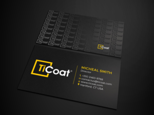 Business Card Design by RENEXIT for TiCoat  | Design: #27886286