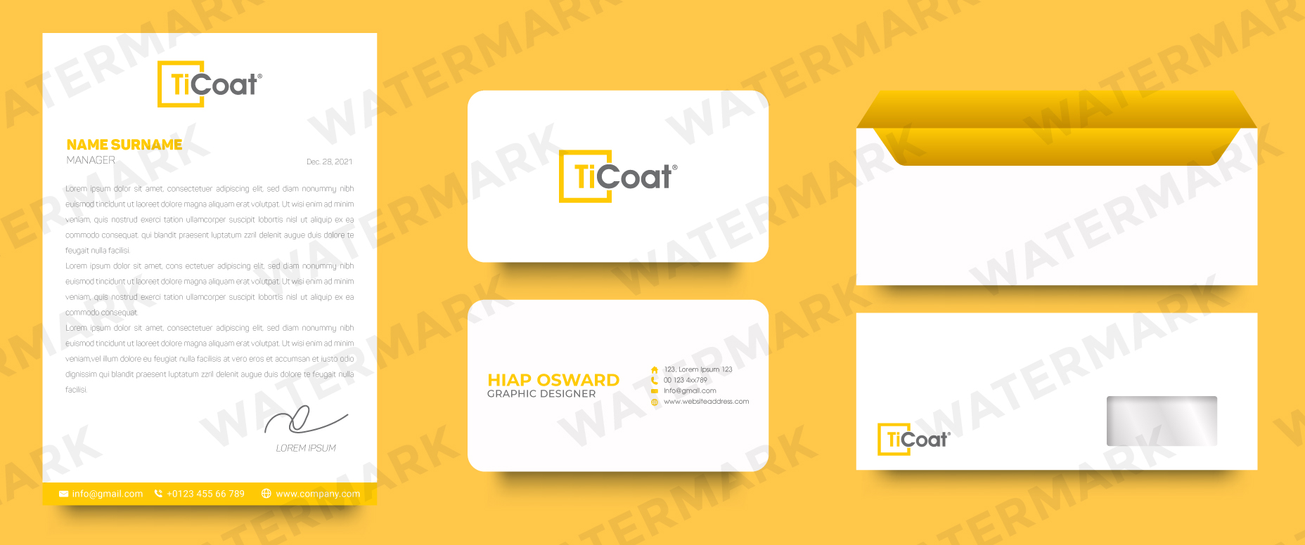 Business Card Design by Minminannyong for TiCoat  | Design #27887653