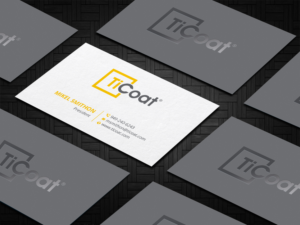 Business Card Design by DesignShout for TiCoat  | Design: #27886814