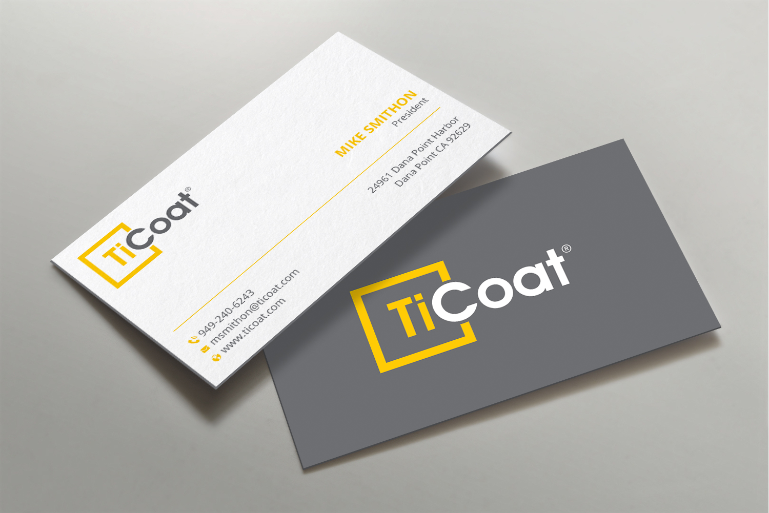 Business Card Design by DesignShout for TiCoat  | Design #27886891