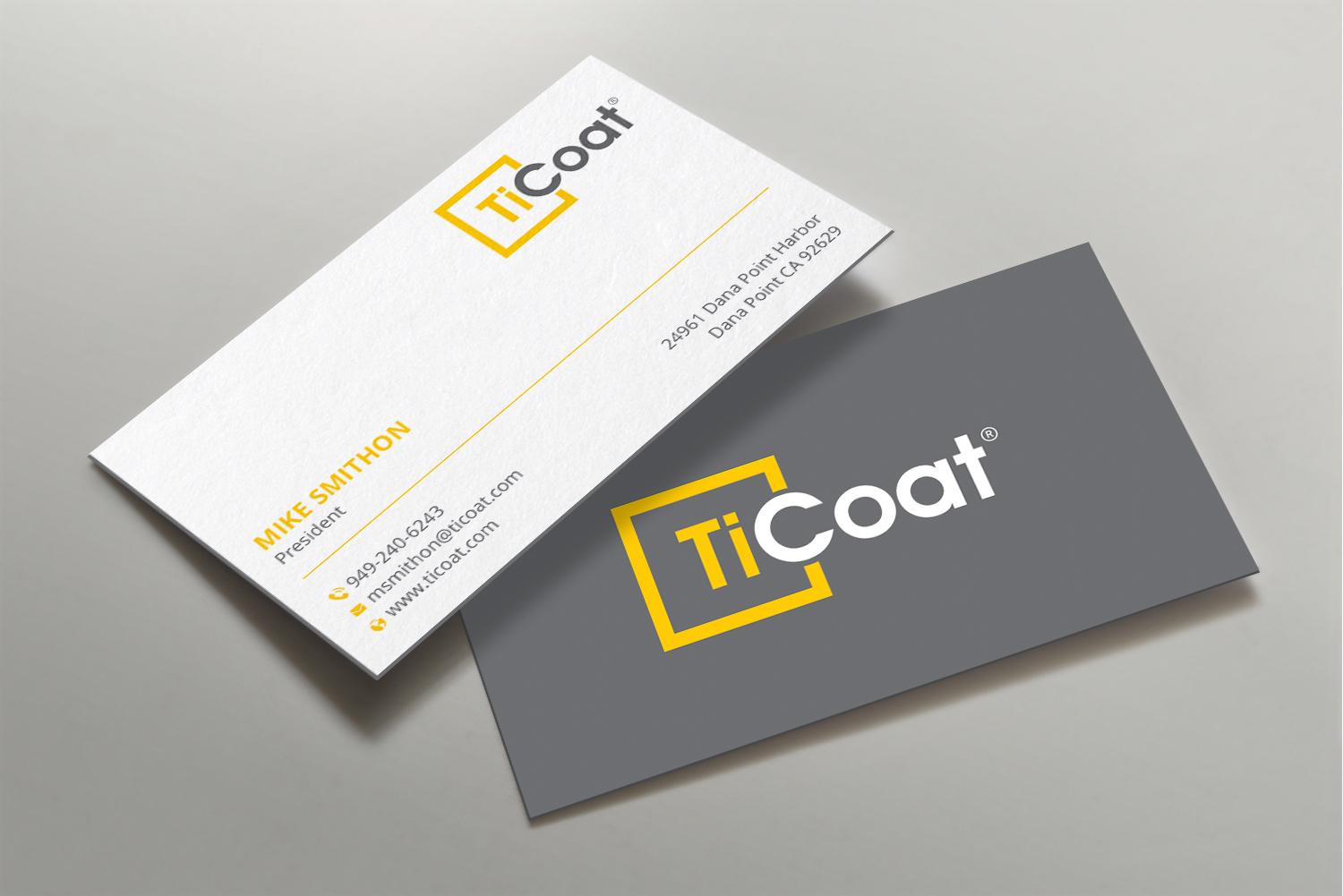 Business Card Design by DesignShout for TiCoat  | Design #27886892
