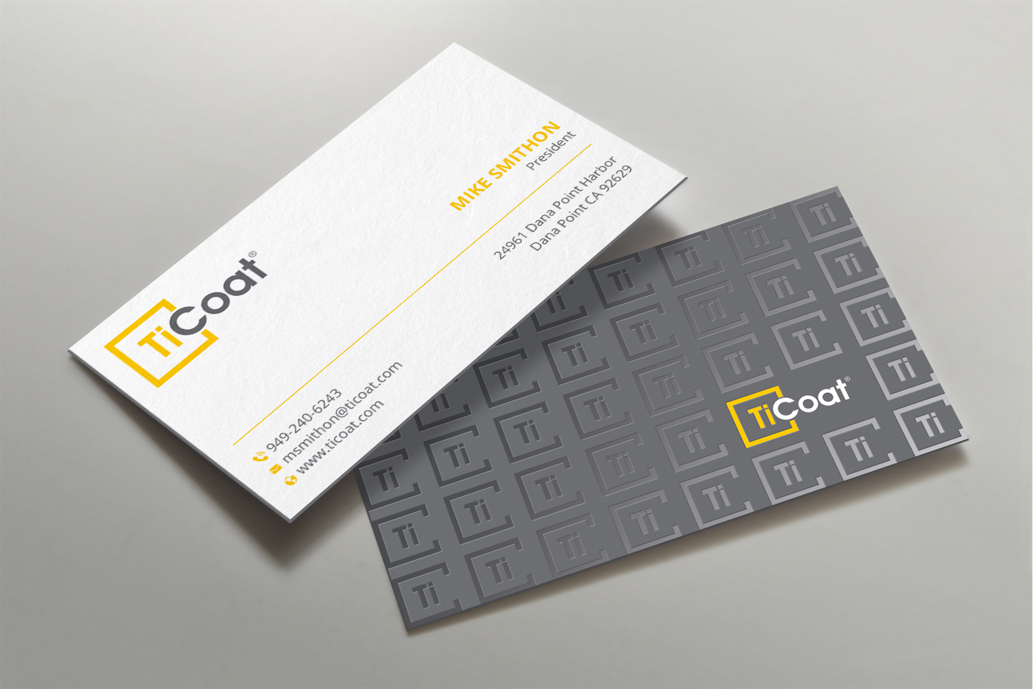 Business Card Design by DesignShout for TiCoat  | Design #27886895