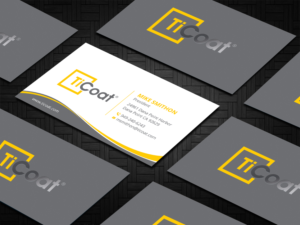 Business Card Design by DesignShout for TiCoat  | Design: #27886958