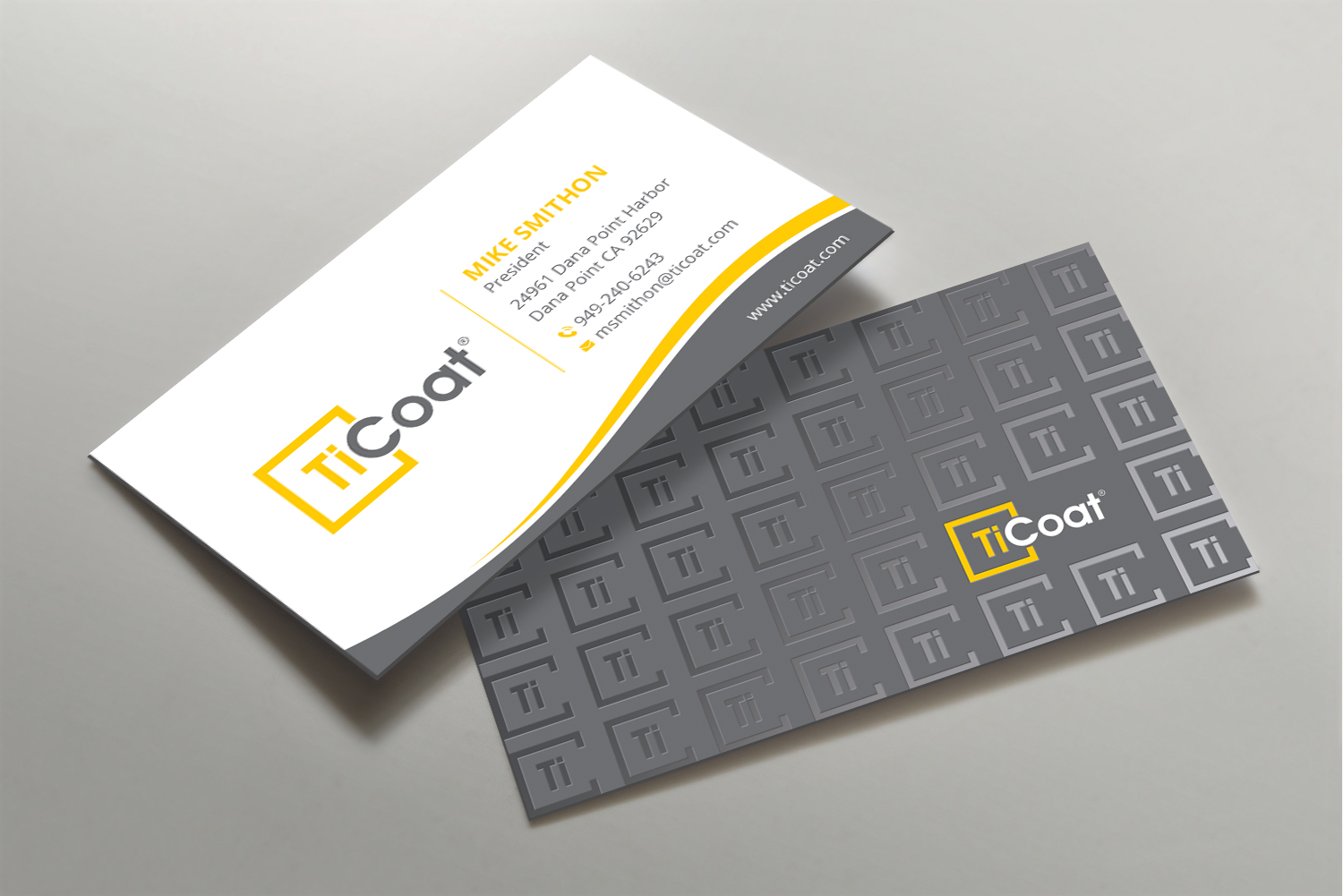 Business Card Design by DesignShout for TiCoat  | Design #27886960