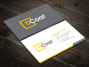 Business Card Design by DesignShout for TiCoat  | Design: #27886997