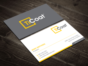 Business Card Design by DesignShout for TiCoat  | Design: #27886998