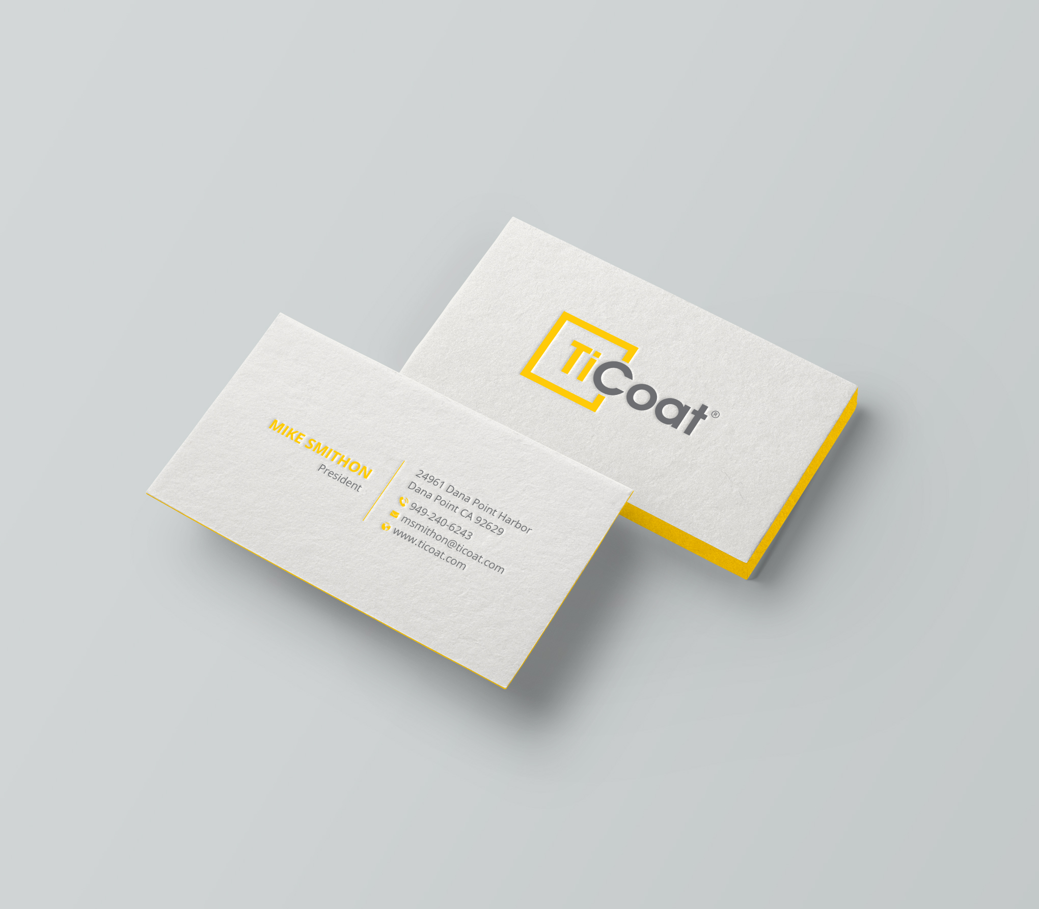 Business Card Design by DesignShout for TiCoat  | Design #27887016