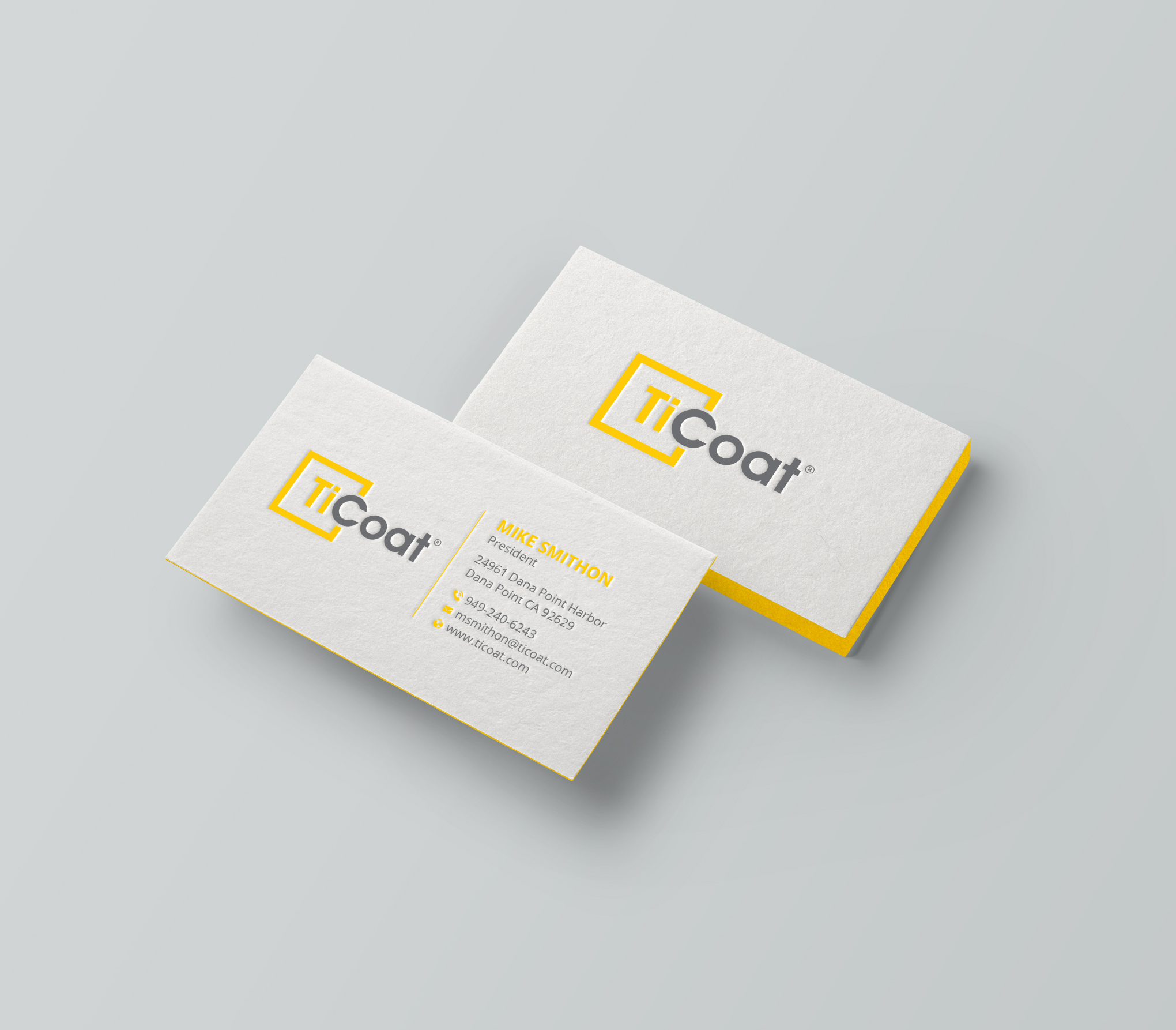 Business Card Design by DesignShout for TiCoat  | Design #27887018