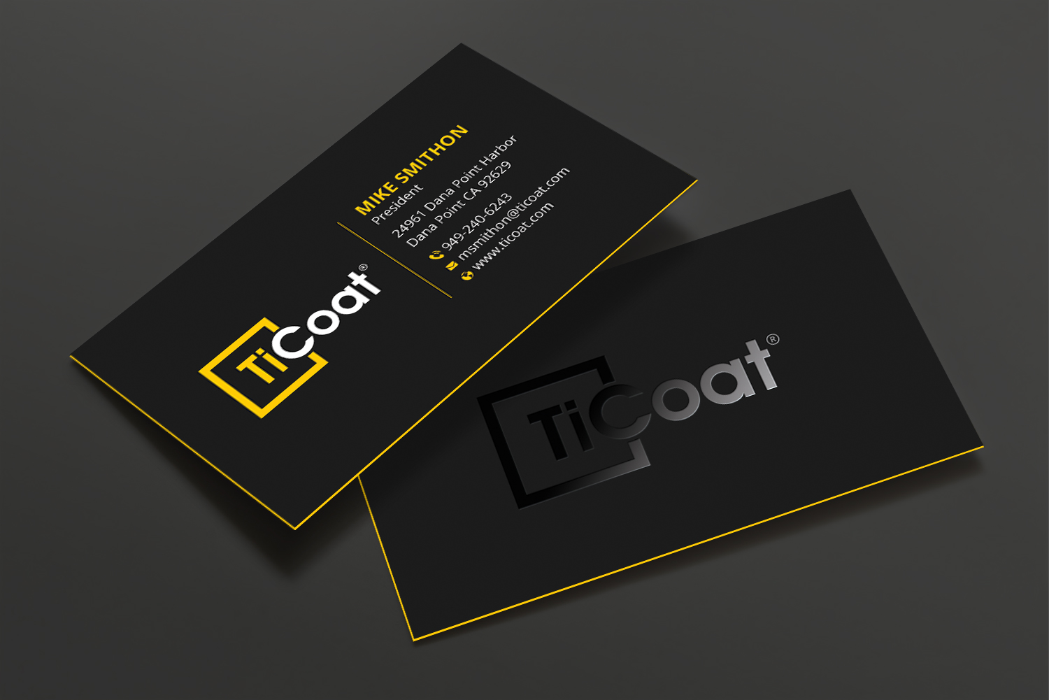 Business Card Design by DesignShout for TiCoat  | Design #27887033