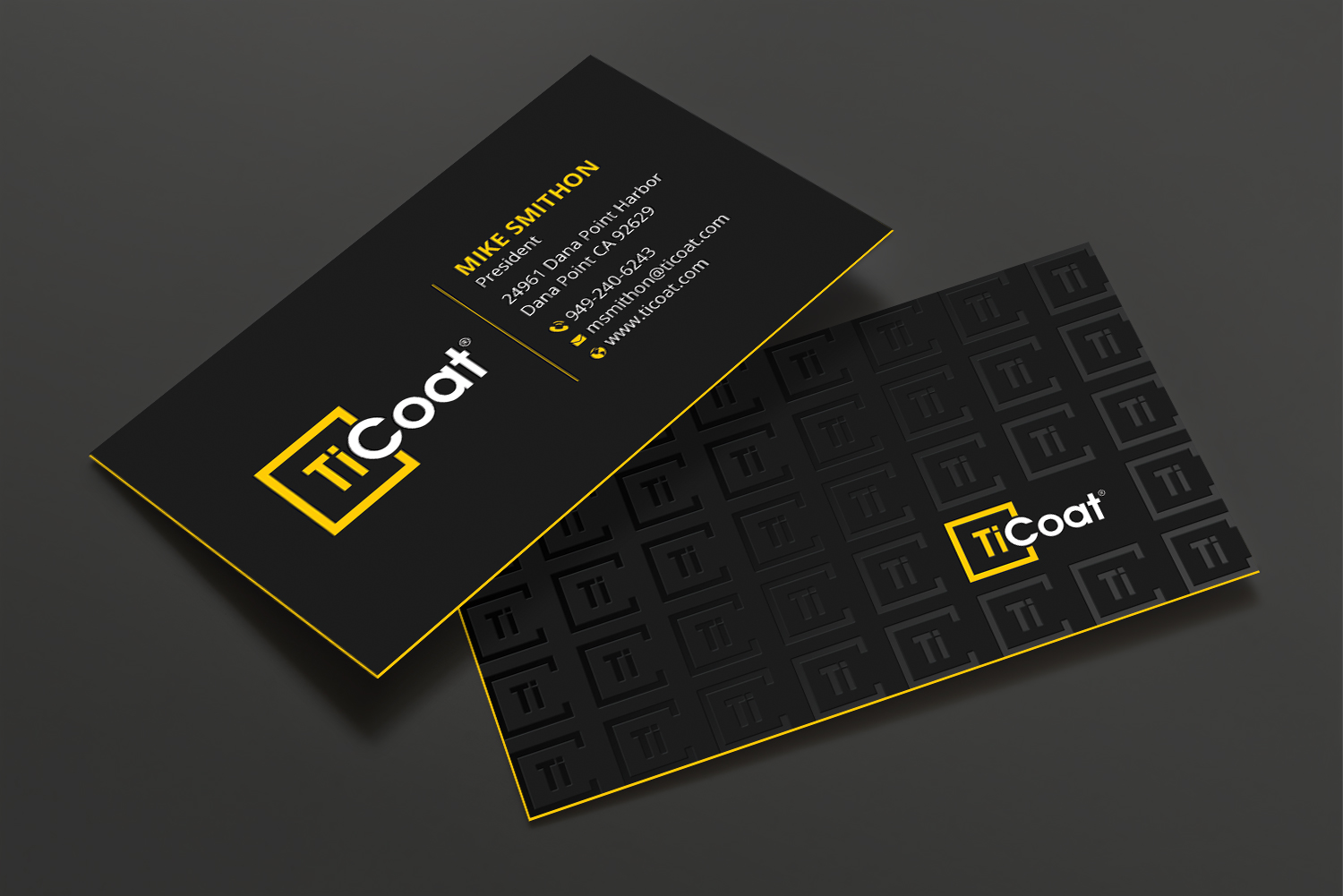Business Card Design by DesignShout for TiCoat  | Design #27887034