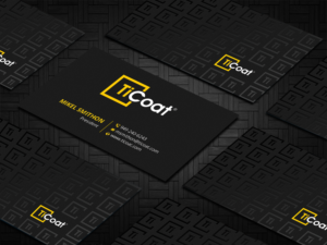 Business Card Design by DesignShout for TiCoat  | Design: #27887043