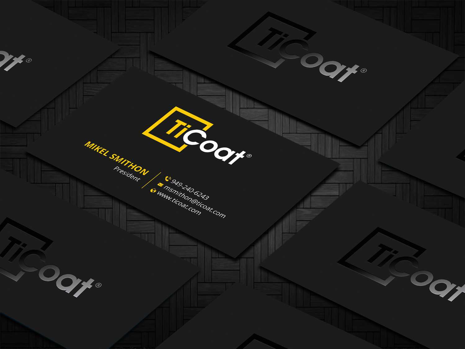 Business Card Design by DesignShout for TiCoat  | Design #27887044