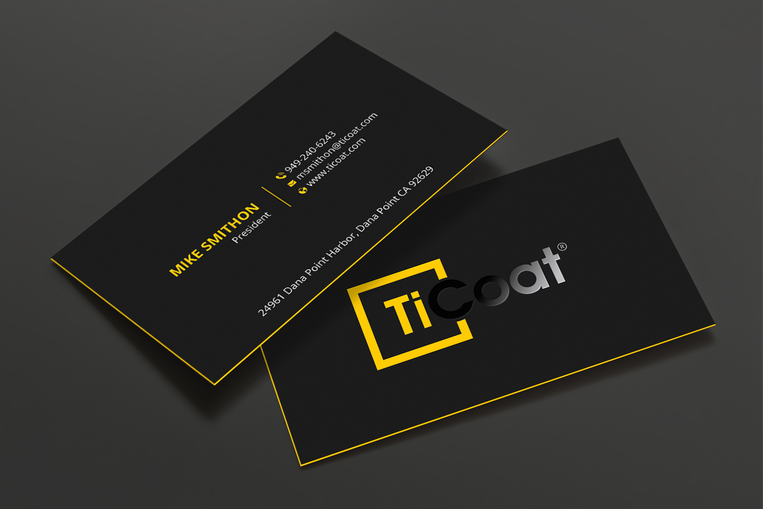 Business Card Design by DesignShout for TiCoat  | Design #27887058