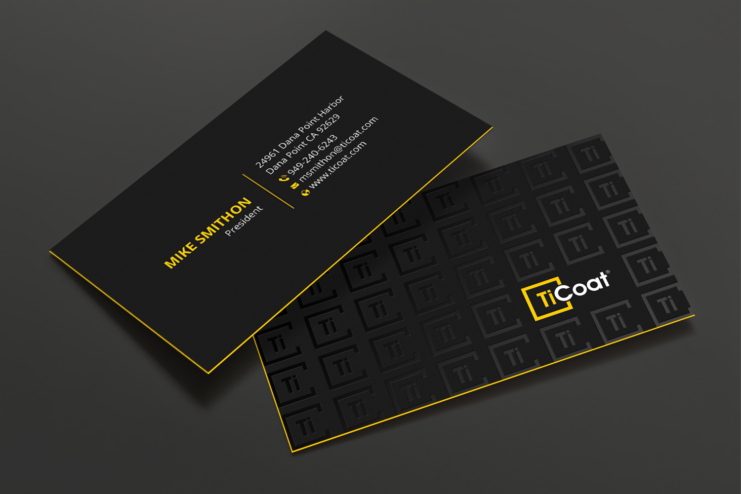 Business Card Design by DesignShout for TiCoat  | Design #27887059