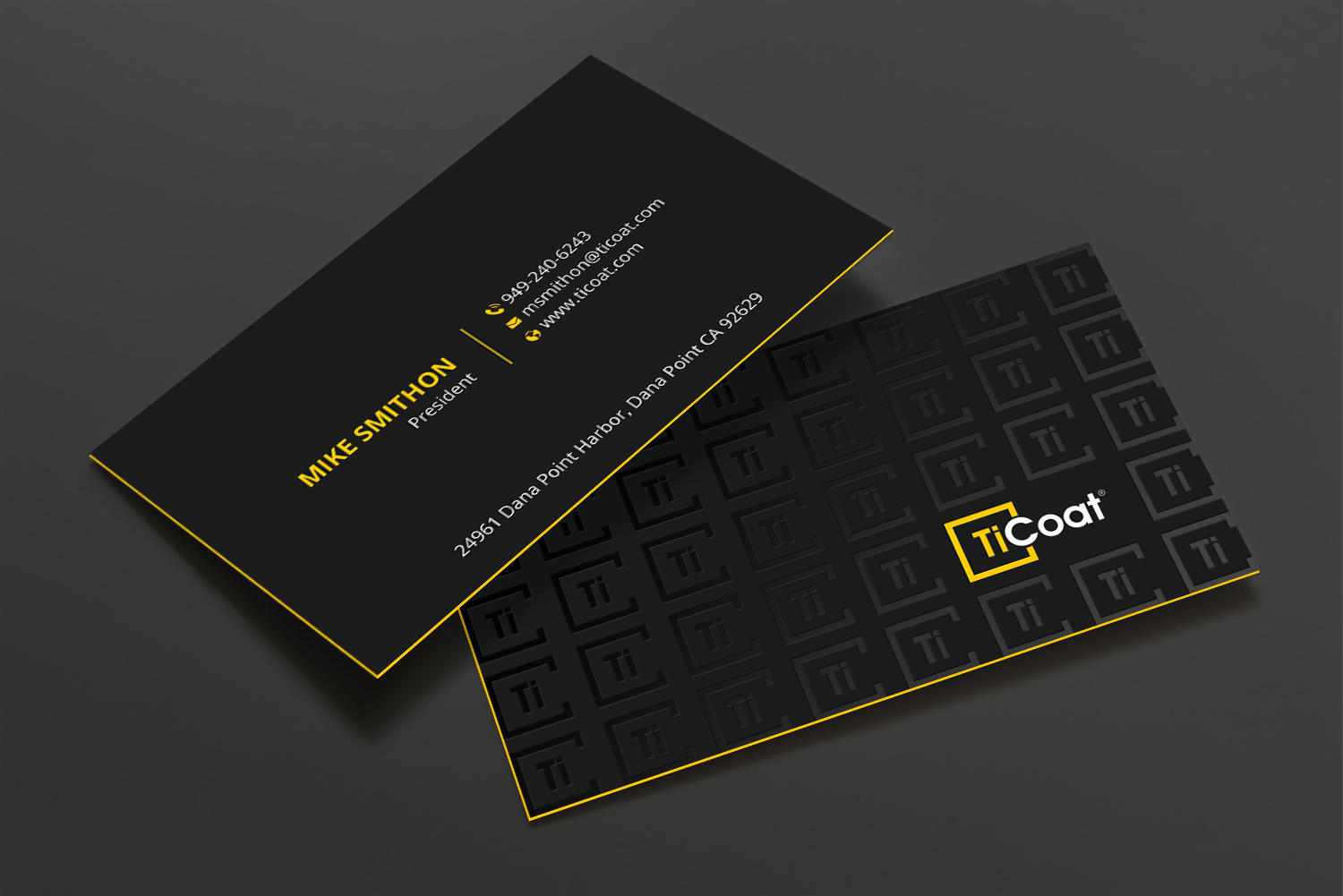 Business Card Design by DesignShout for TiCoat  | Design #27887061