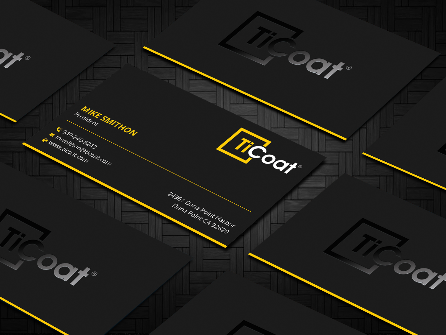 Business Card Design by DesignShout for TiCoat  | Design #27887072