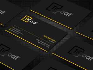 Business Card Design by DesignShout for TiCoat  | Design: #27887073
