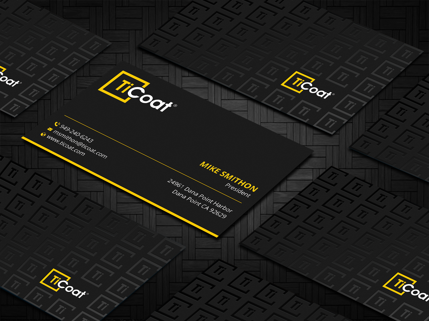 Business Card Design by DesignShout for TiCoat  | Design #27887074