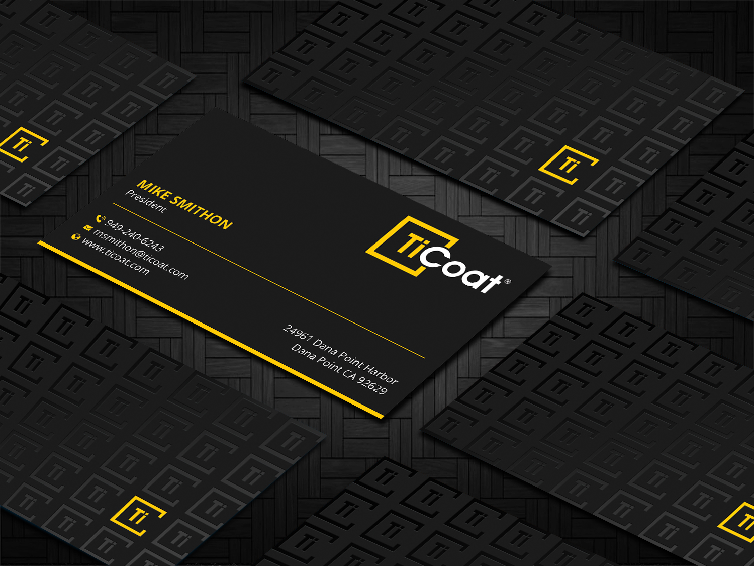 Business Card Design by DesignShout for TiCoat  | Design #27887943