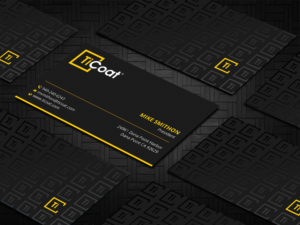 Business Card Design by DesignShout for TiCoat  | Design: #27887944