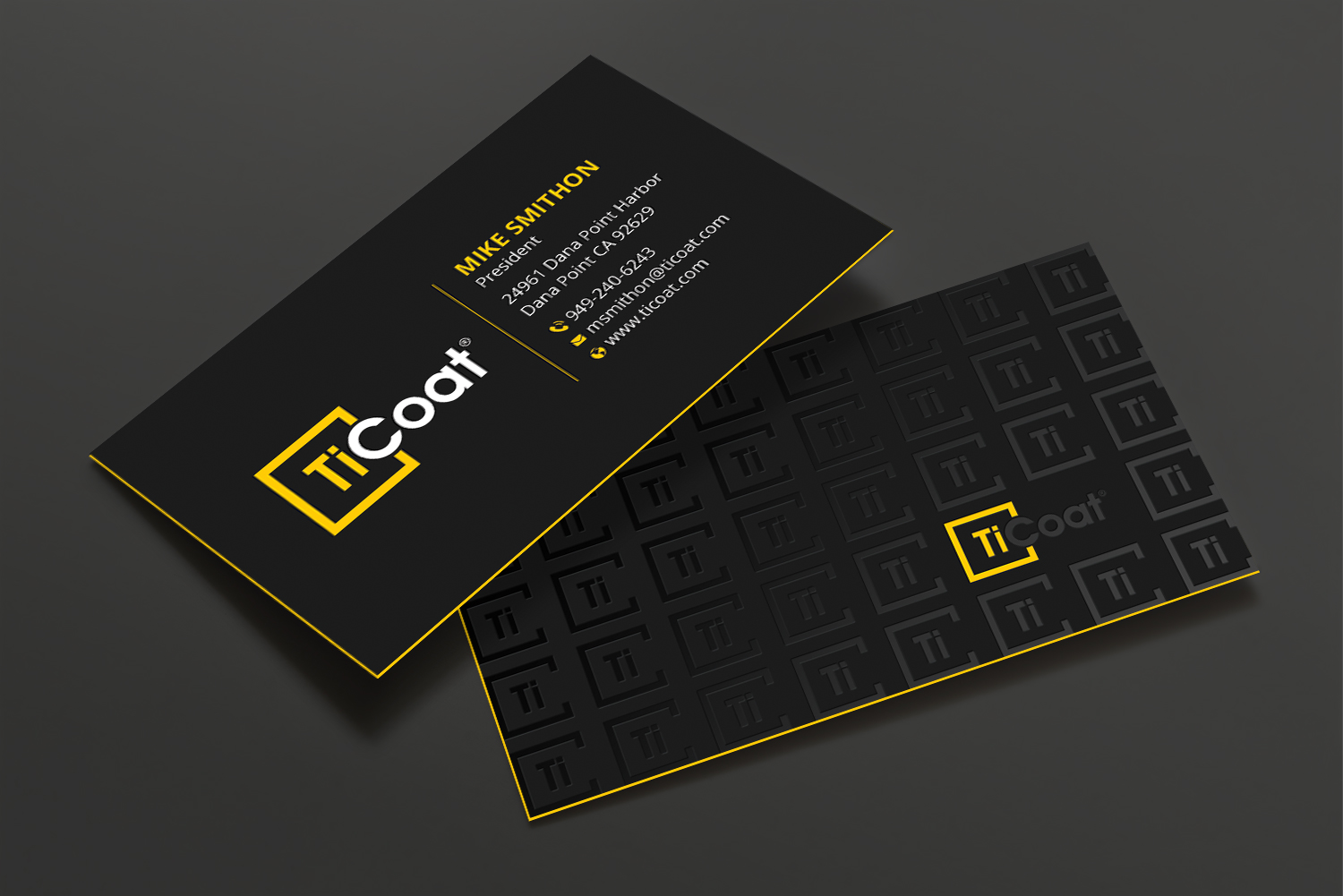 Business Card Design by DesignShout for TiCoat  | Design #27887952