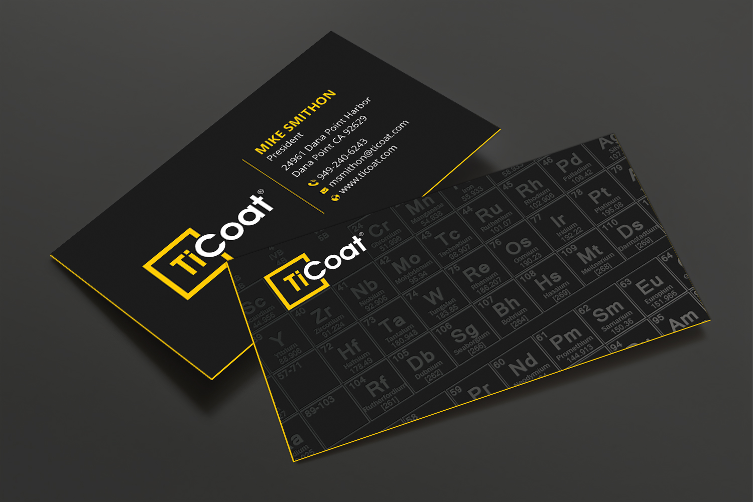 Business Card Design by DesignShout for TiCoat  | Design #27888120