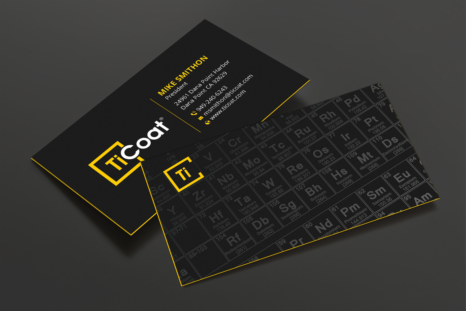 Business Card Design by DesignShout for TiCoat  | Design #27888121