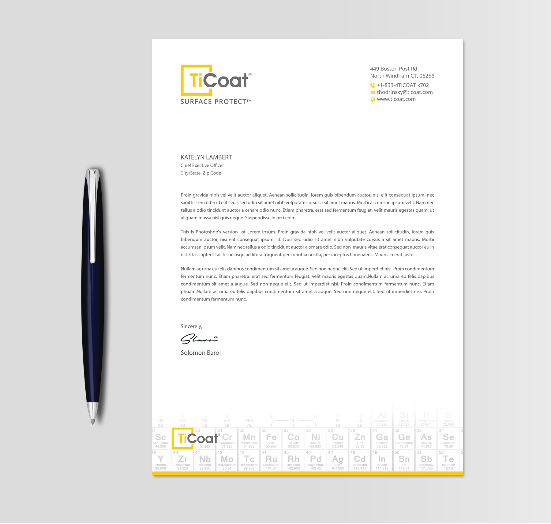 Design de Carte de Visite par DesignShout pour TiCoat  | Design #27888744