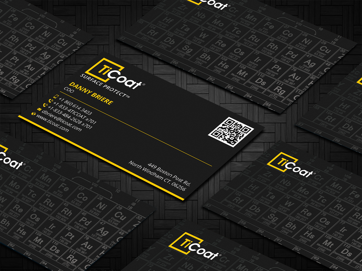 Business Card Design by DesignShout for TiCoat  | Design #27929593