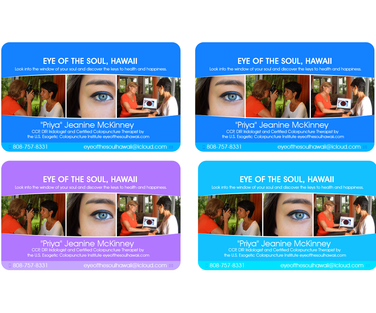 Business Card Design by Aaaron for Eye of The Soul, Hawaii | Design #3075947